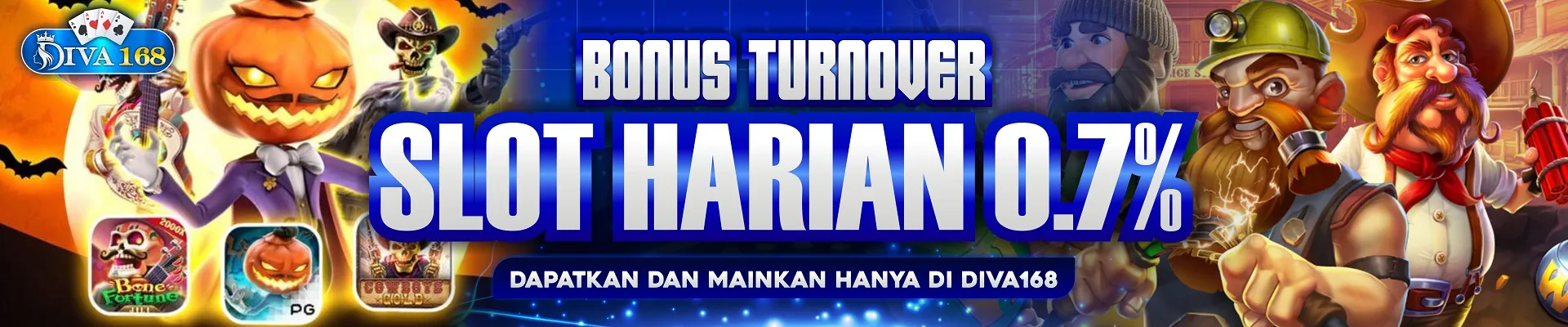 BONUS TURNOVER SLOT HARIAN 0.7%